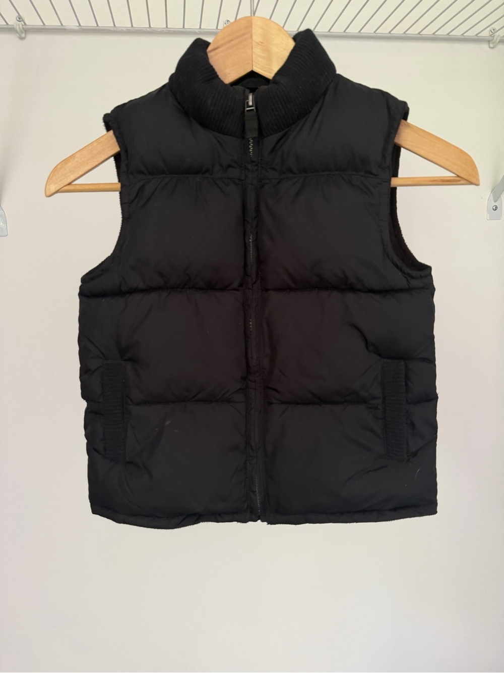 Gymboree Black Quilted Puffer Vest for Kids